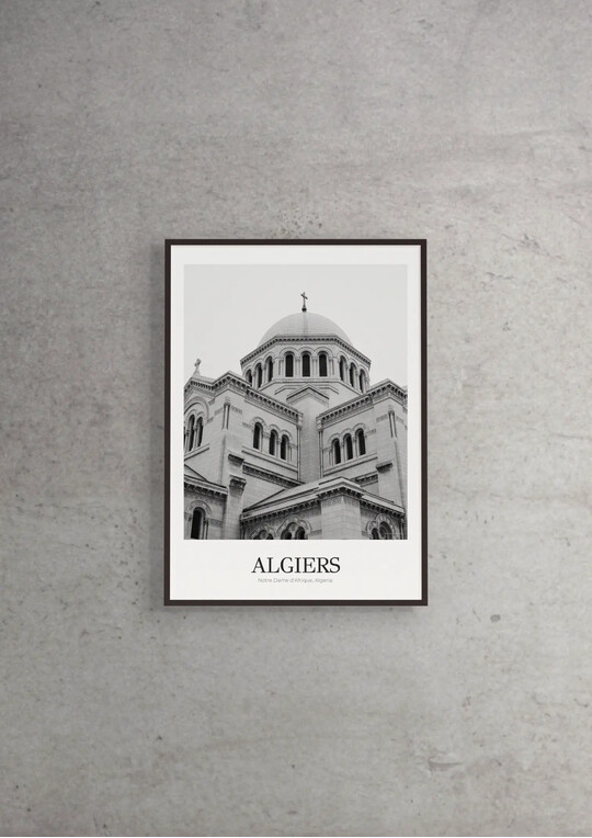 Notre Dame d'Afrique - Classic Framed Architecture Print