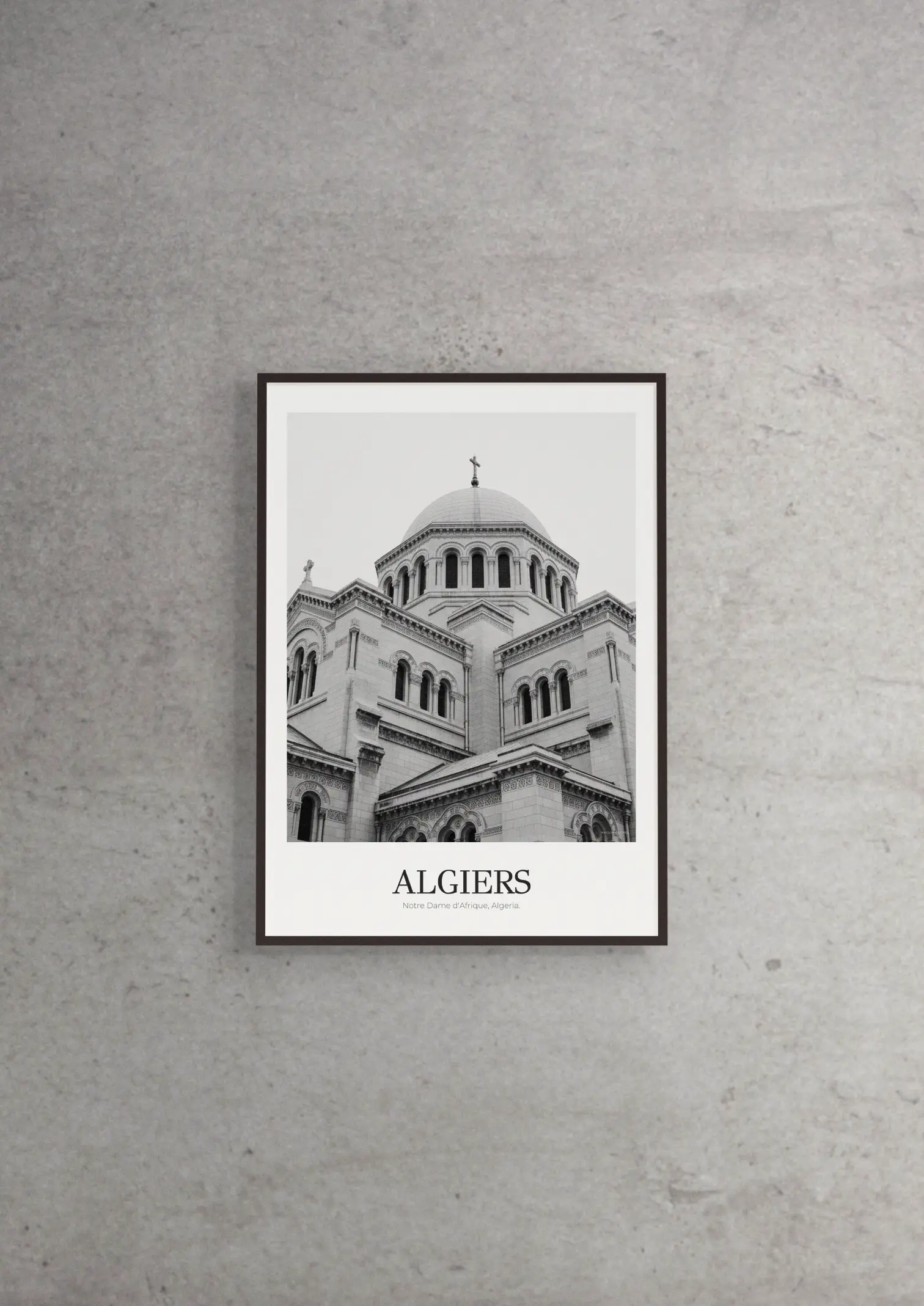 Notre Dame d'Afrique - Classic Framed Architecture Print