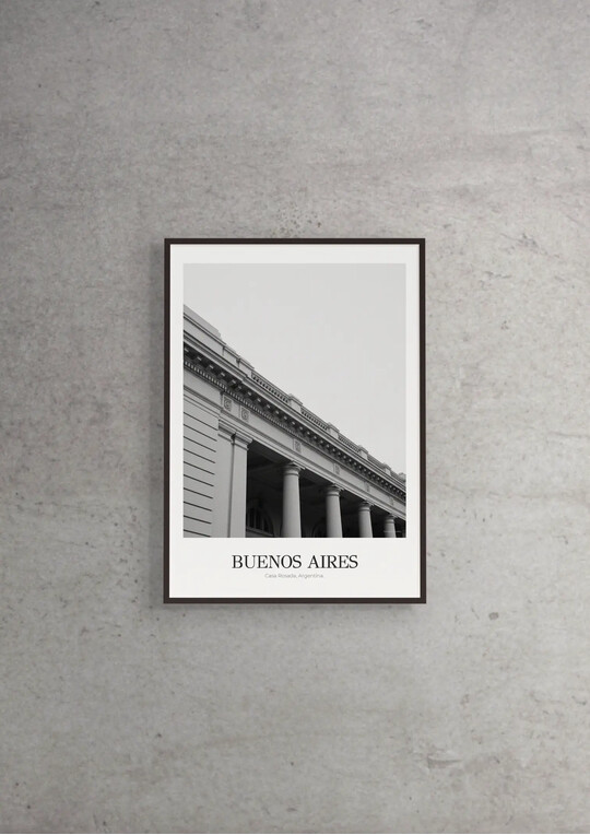 Casa Rosada - Classic Framed Architecture Print