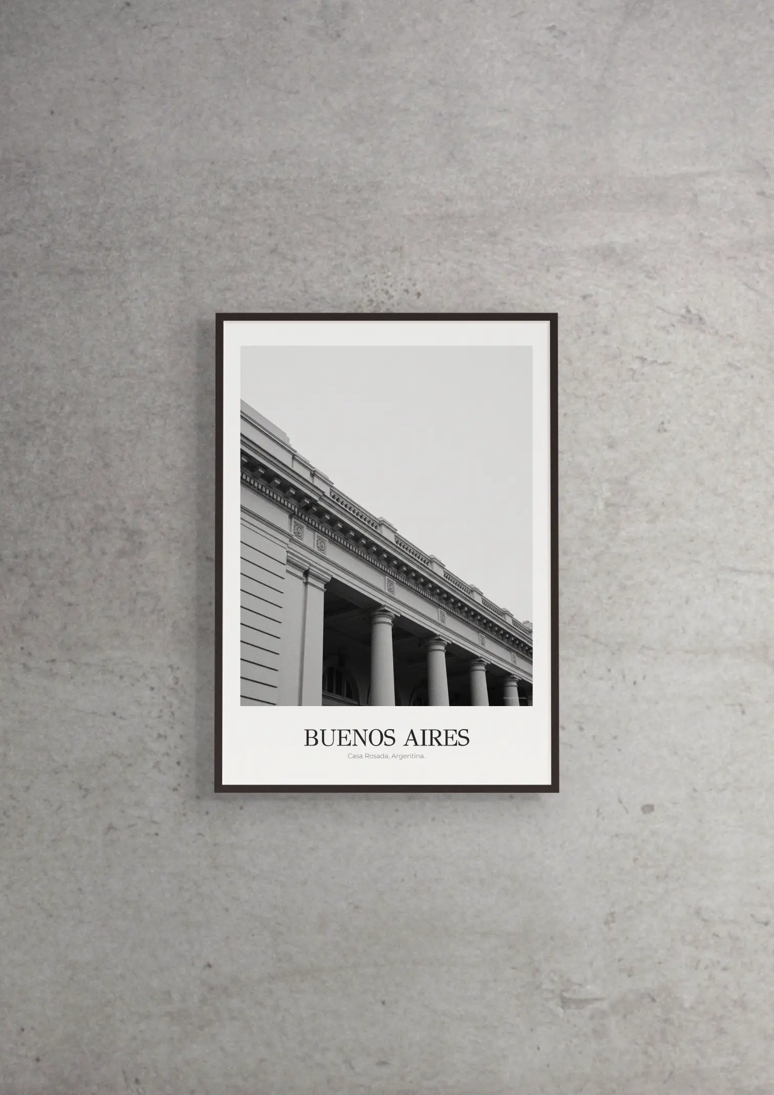 Casa Rosada - Classic Framed Architecture Print
