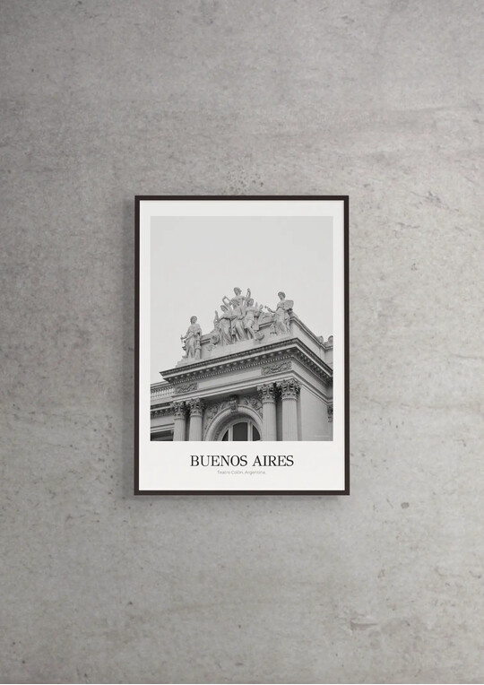 Teatro Colón - Classic Framed Architecture Print