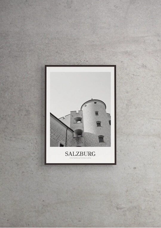 Hohensalzburg Fortress - Classic Framed Architecture Print