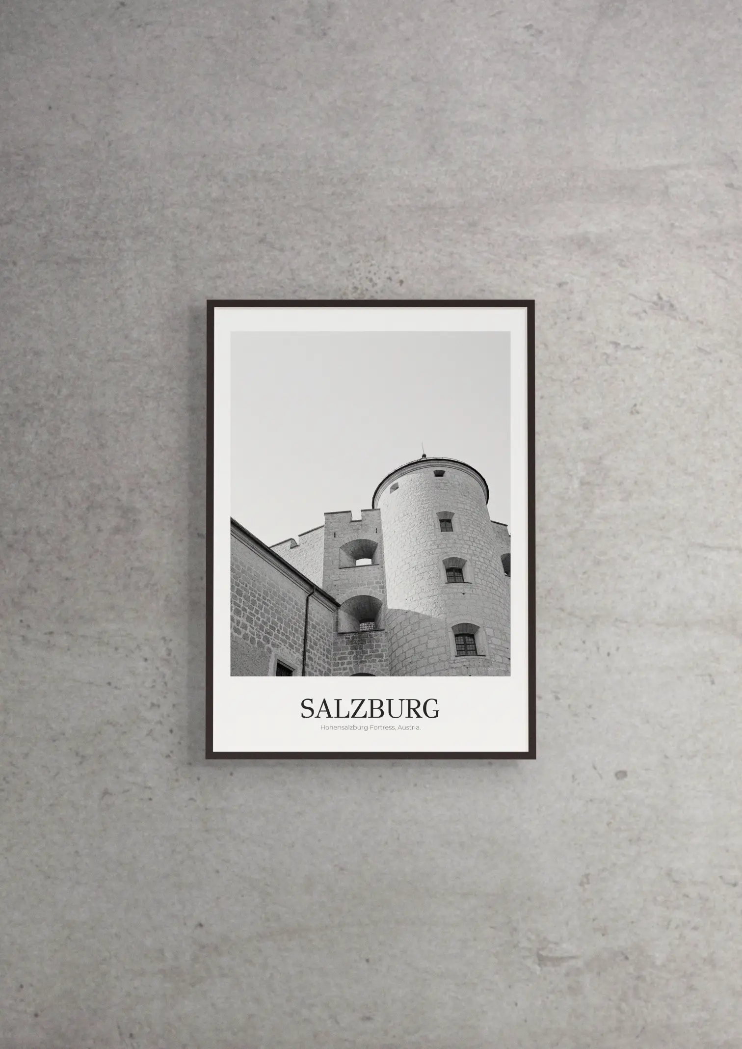 Hohensalzburg Fortress - Classic Framed Architecture Print