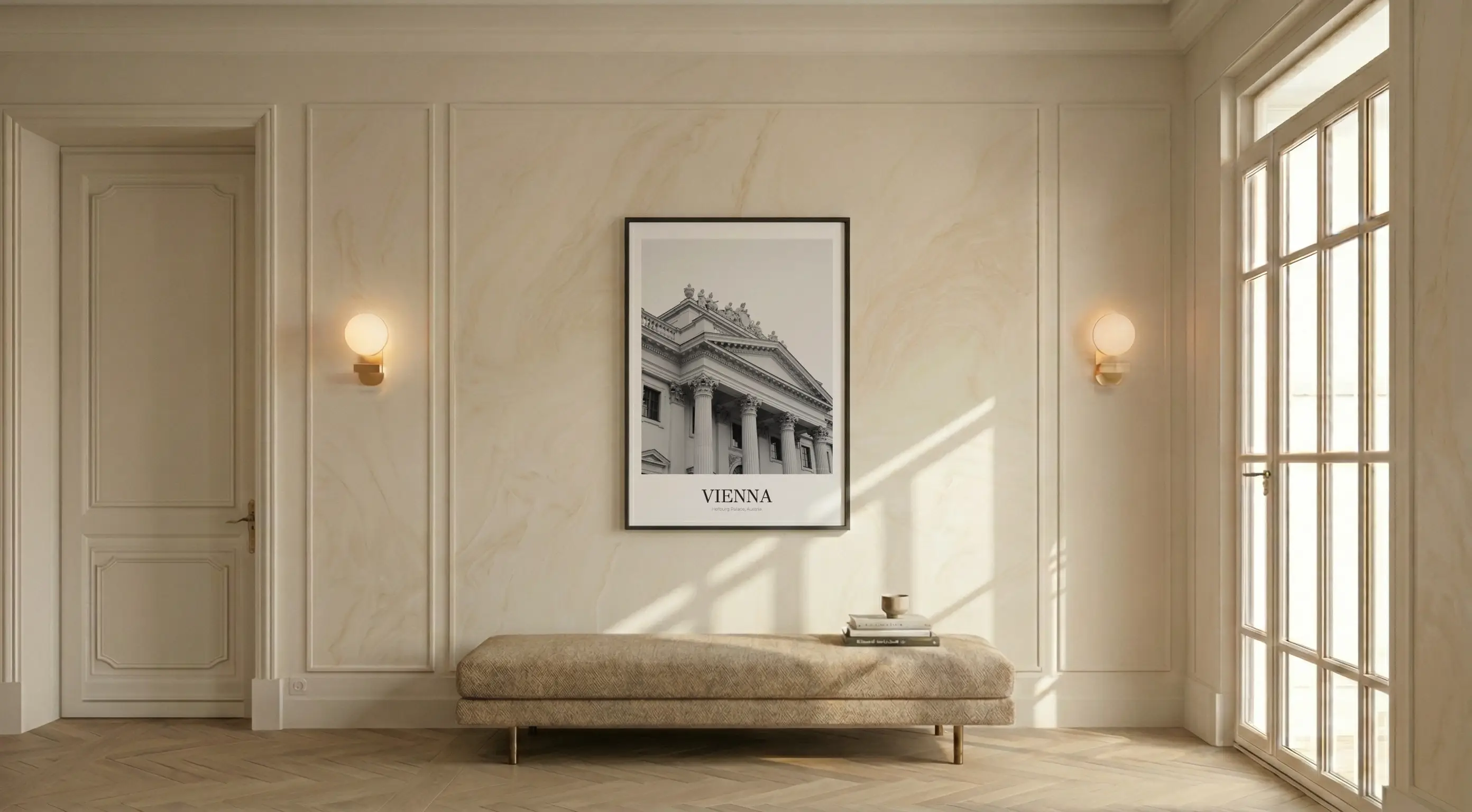 Hofburg Palace - Classic Framed Architecture Print