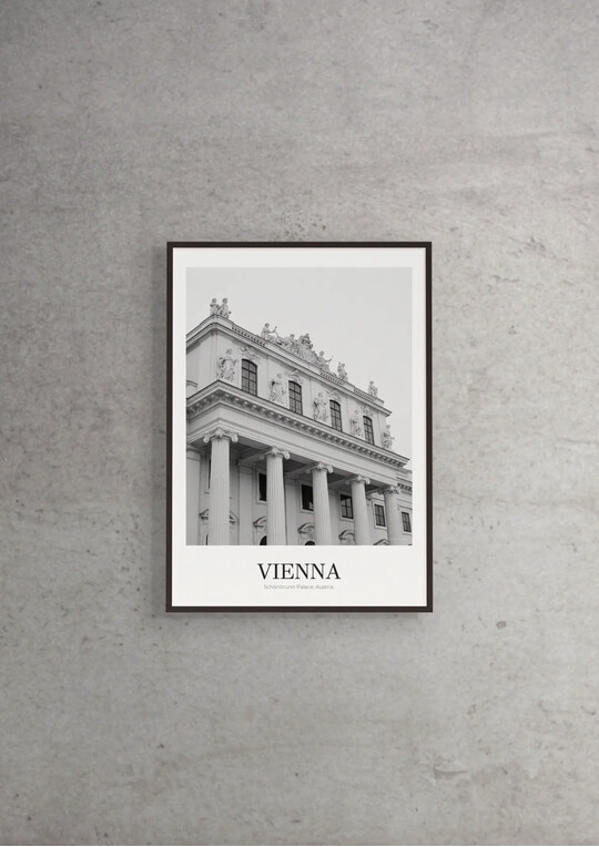 Schönbrunn Palace - Classic Framed Architecture Print