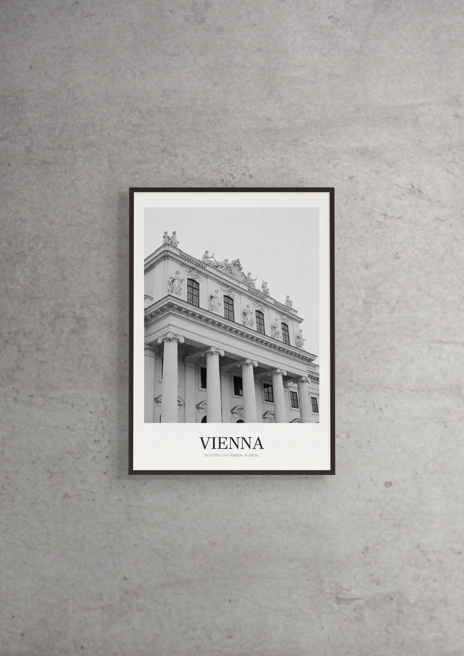 Schönbrunn Palace - Classic Framed Architecture Print