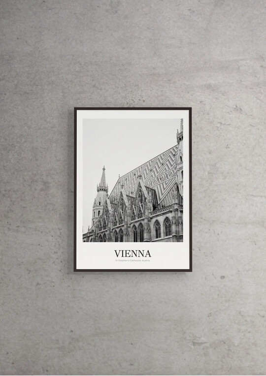 St Stephen's Cathedral - Classic Framed Architecture Print