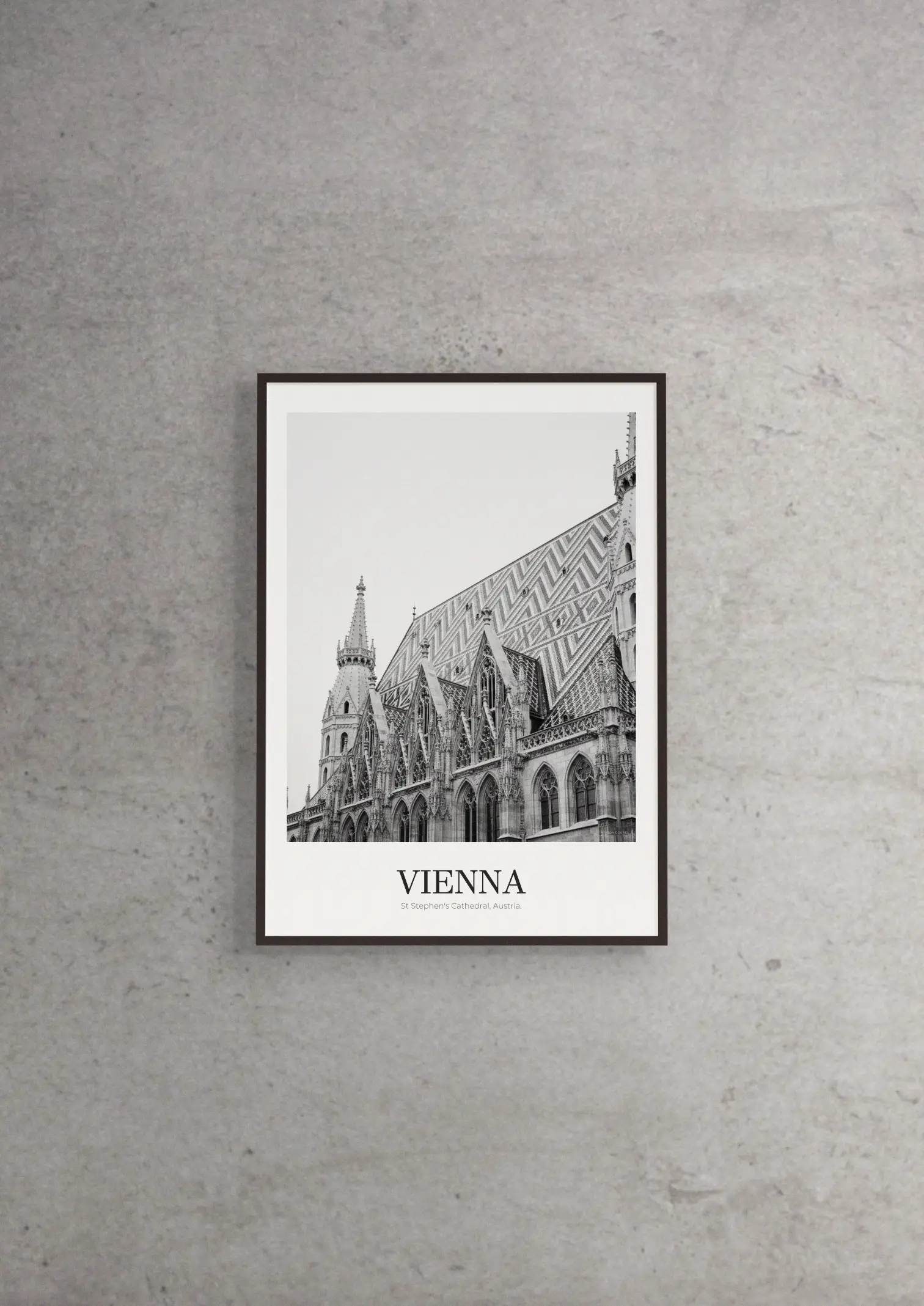 St Stephen's Cathedral - Classic Framed Architecture Print
