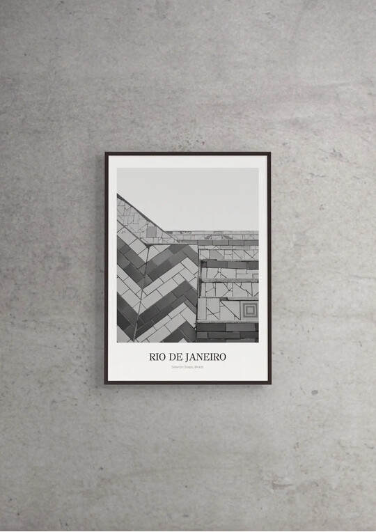 Selarón Steps - Classic Framed Architecture Print