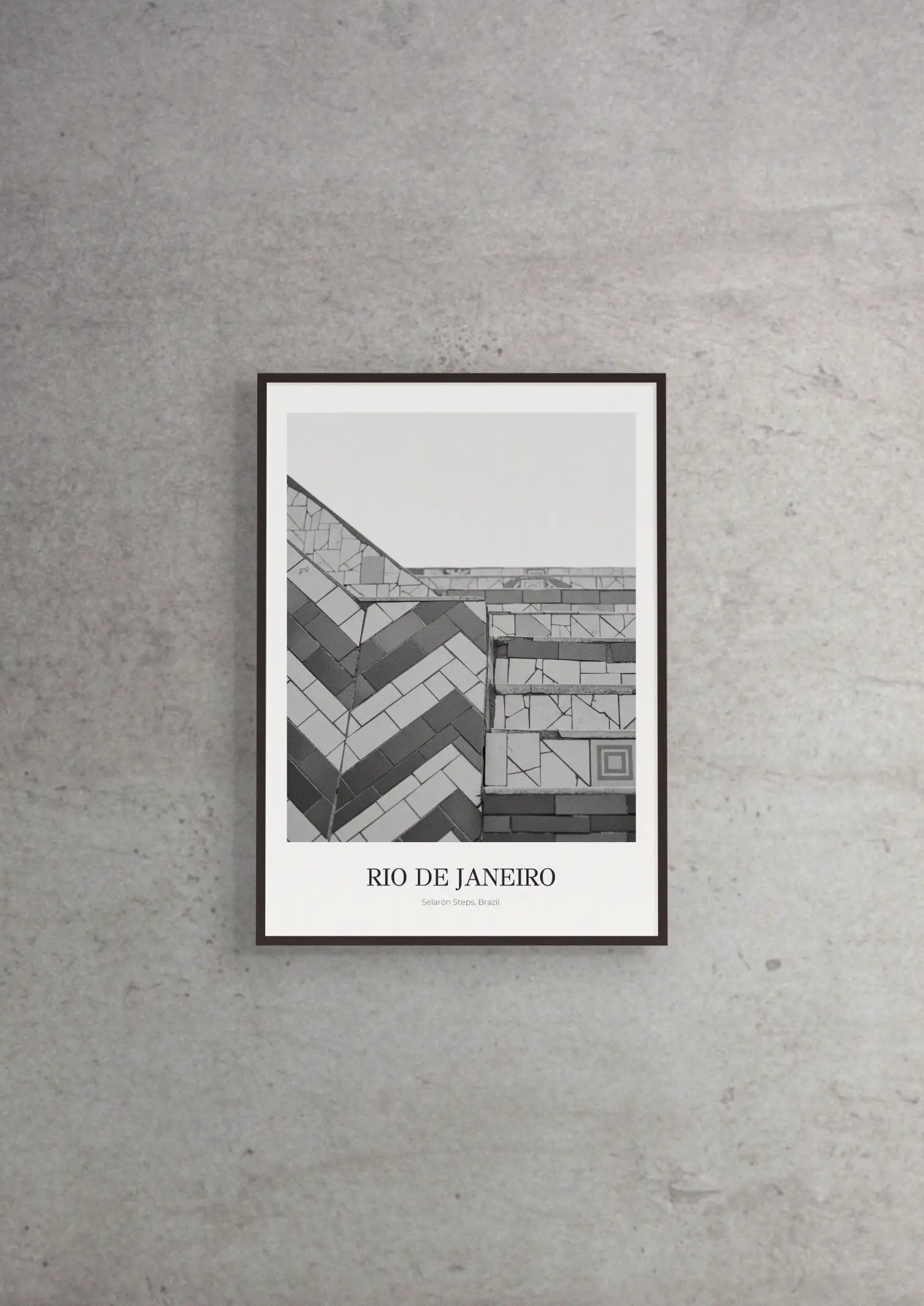 Selarón Steps - Classic Framed Architecture Print