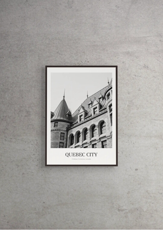 Château Frontenac - Classic Framed Architecture Print