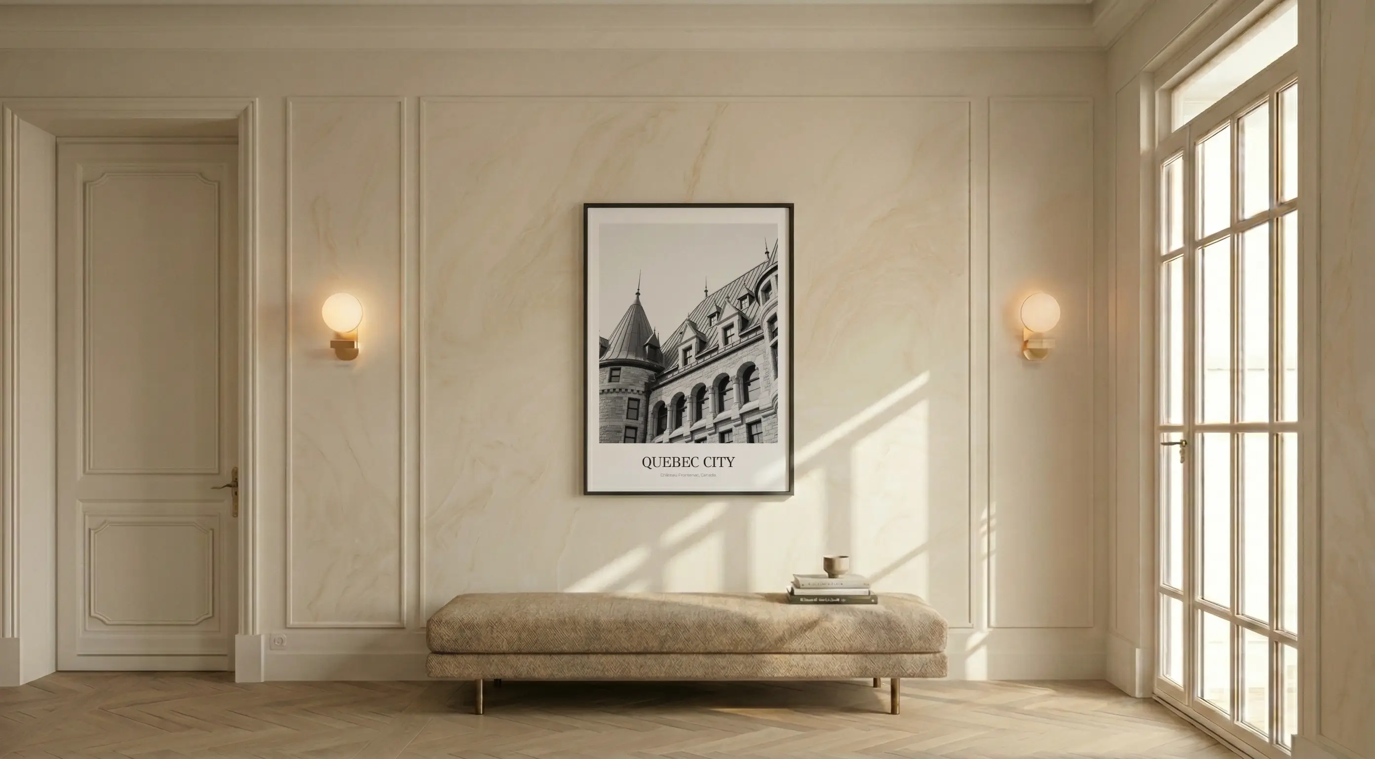 Château Frontenac - Classic Framed Architecture Print