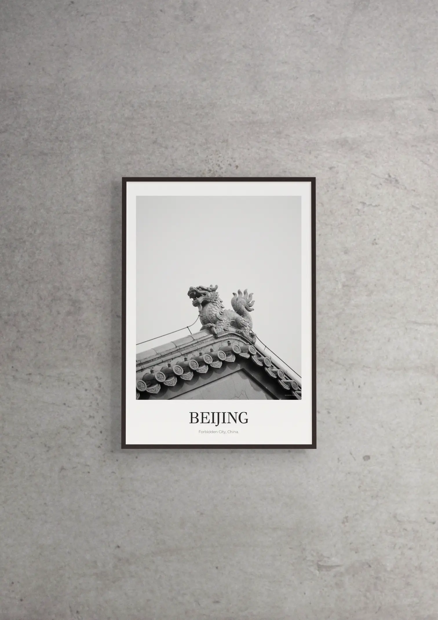 Forbidden City - Classic Framed Architecture Print