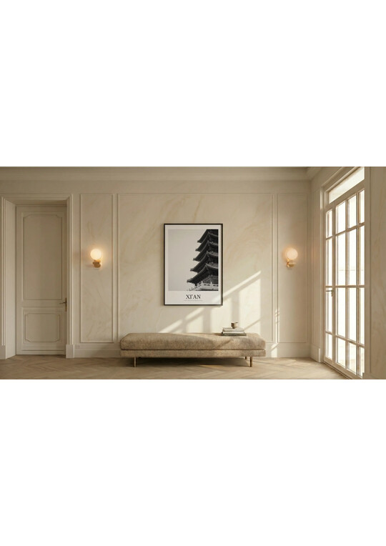 Giant Wild Goose Pagoda - Classic Framed Architecture Print