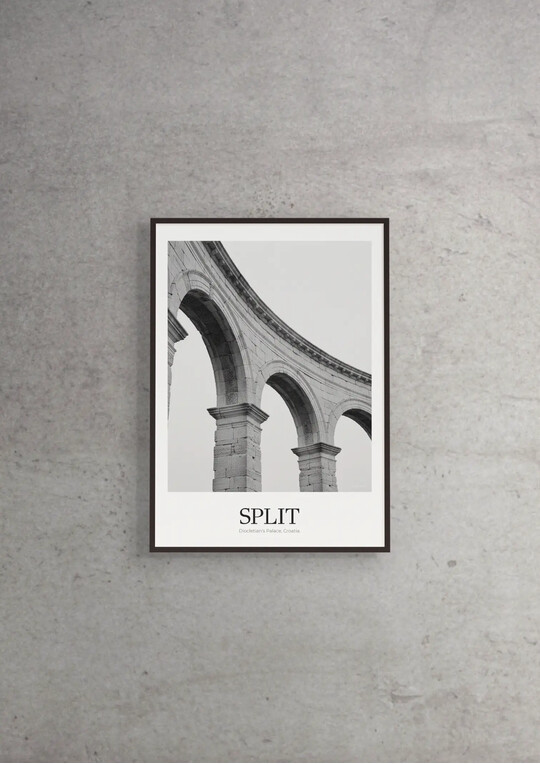 Diocletian's Palace - Classic Framed Architecture Print