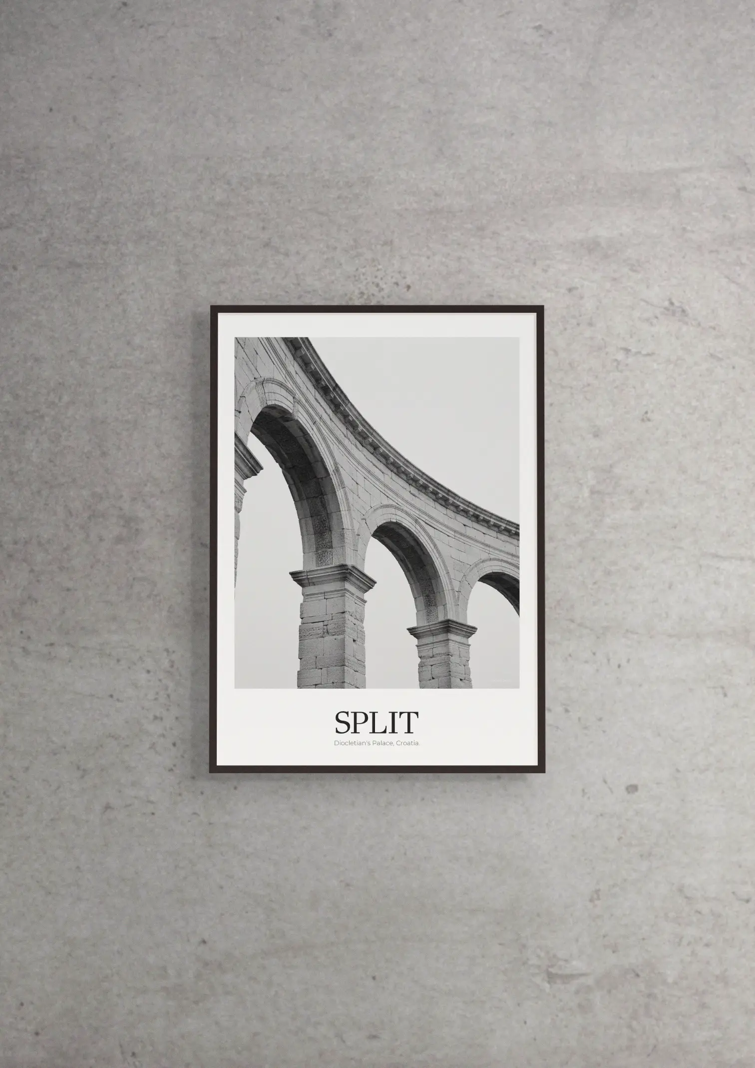 Diocletian's Palace - Classic Framed Architecture Print