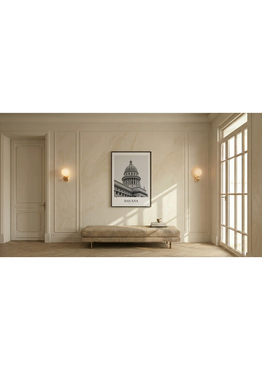 El Capitolio - Classic Framed Architecture Print