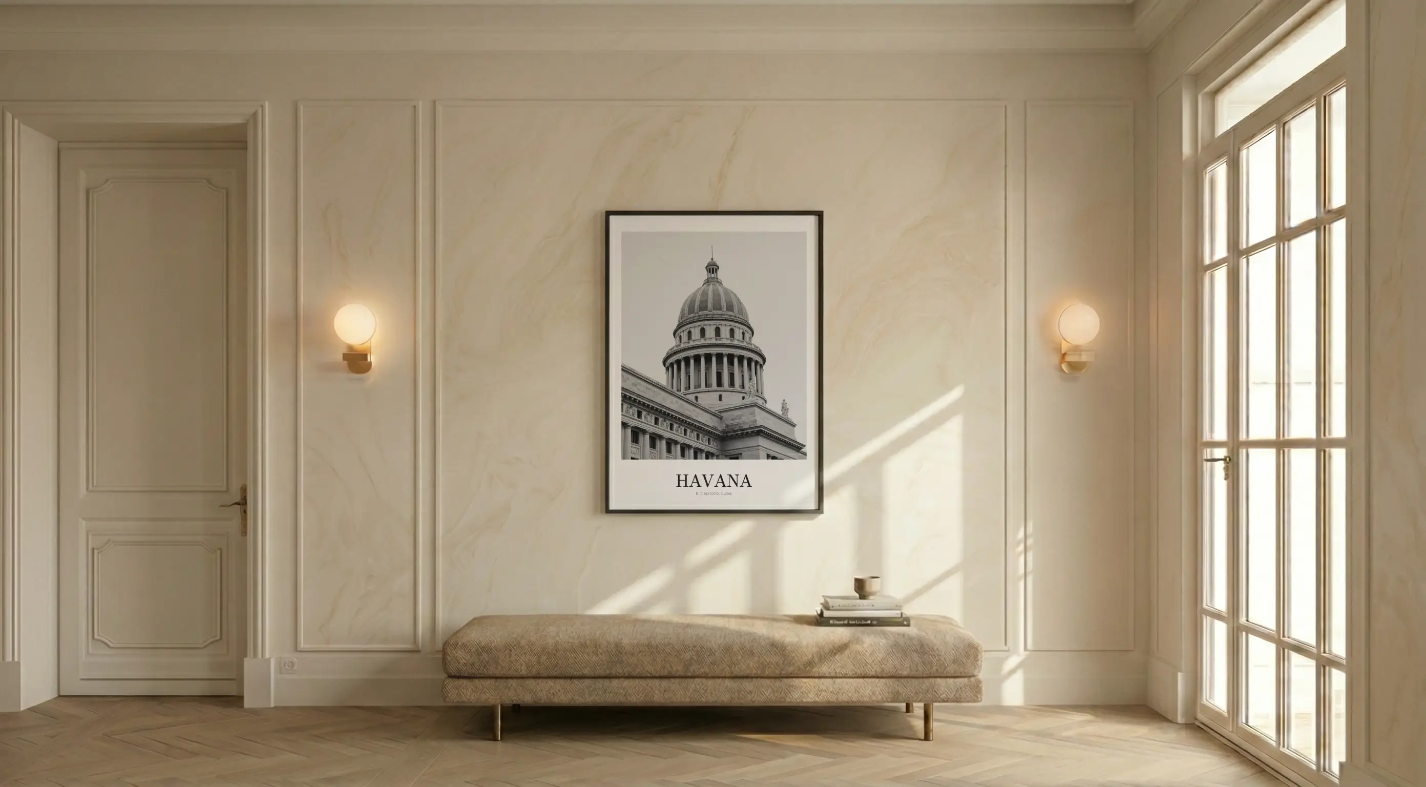 El Capitolio - Classic Framed Architecture Print