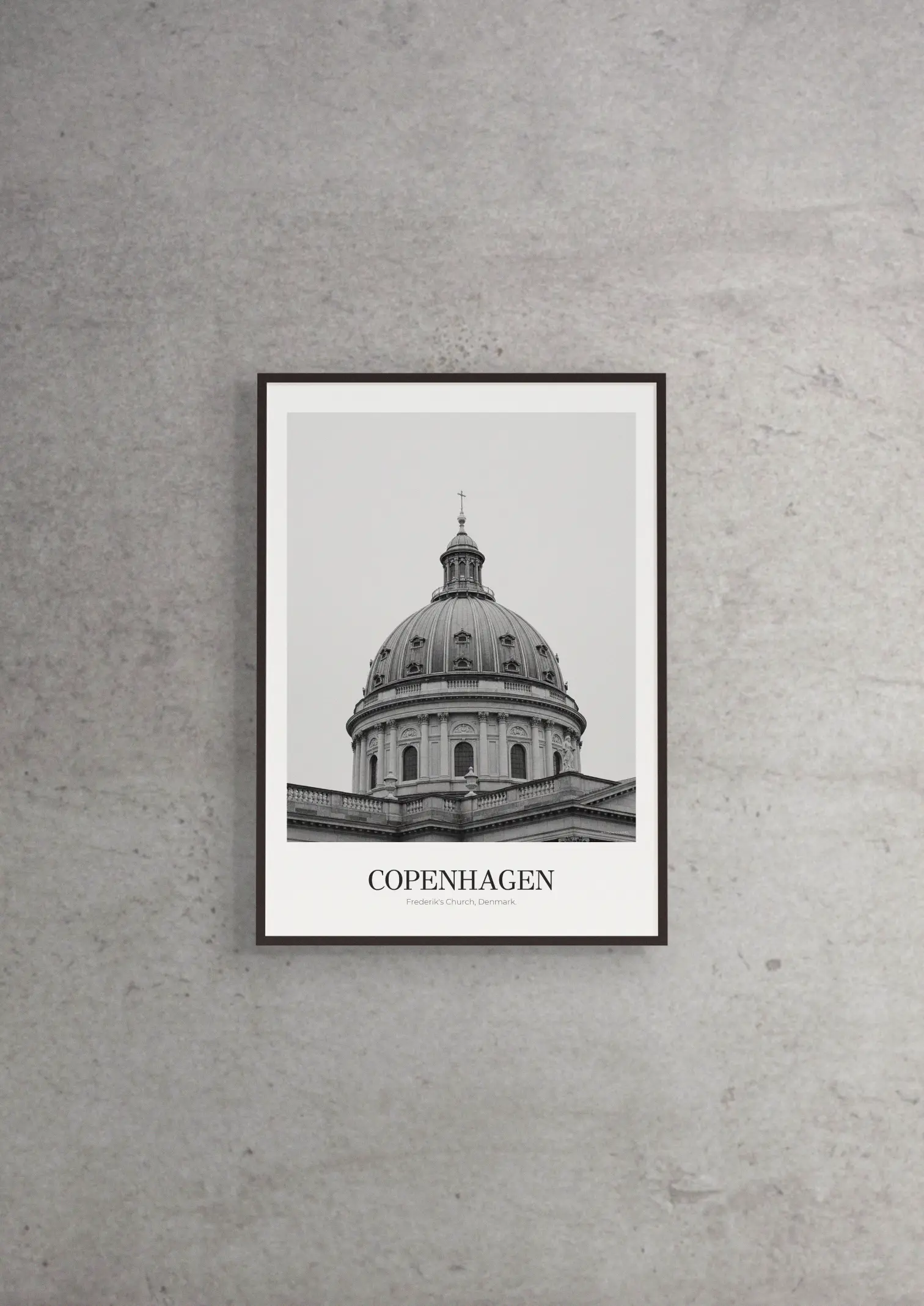 Frederik's Church - Classic Framed Architecture Print