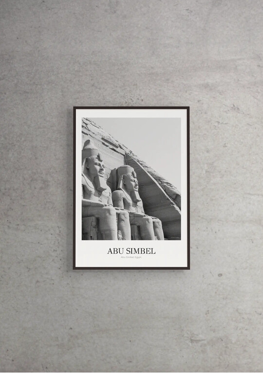Abu Simbel - Classic Framed Architecture Print