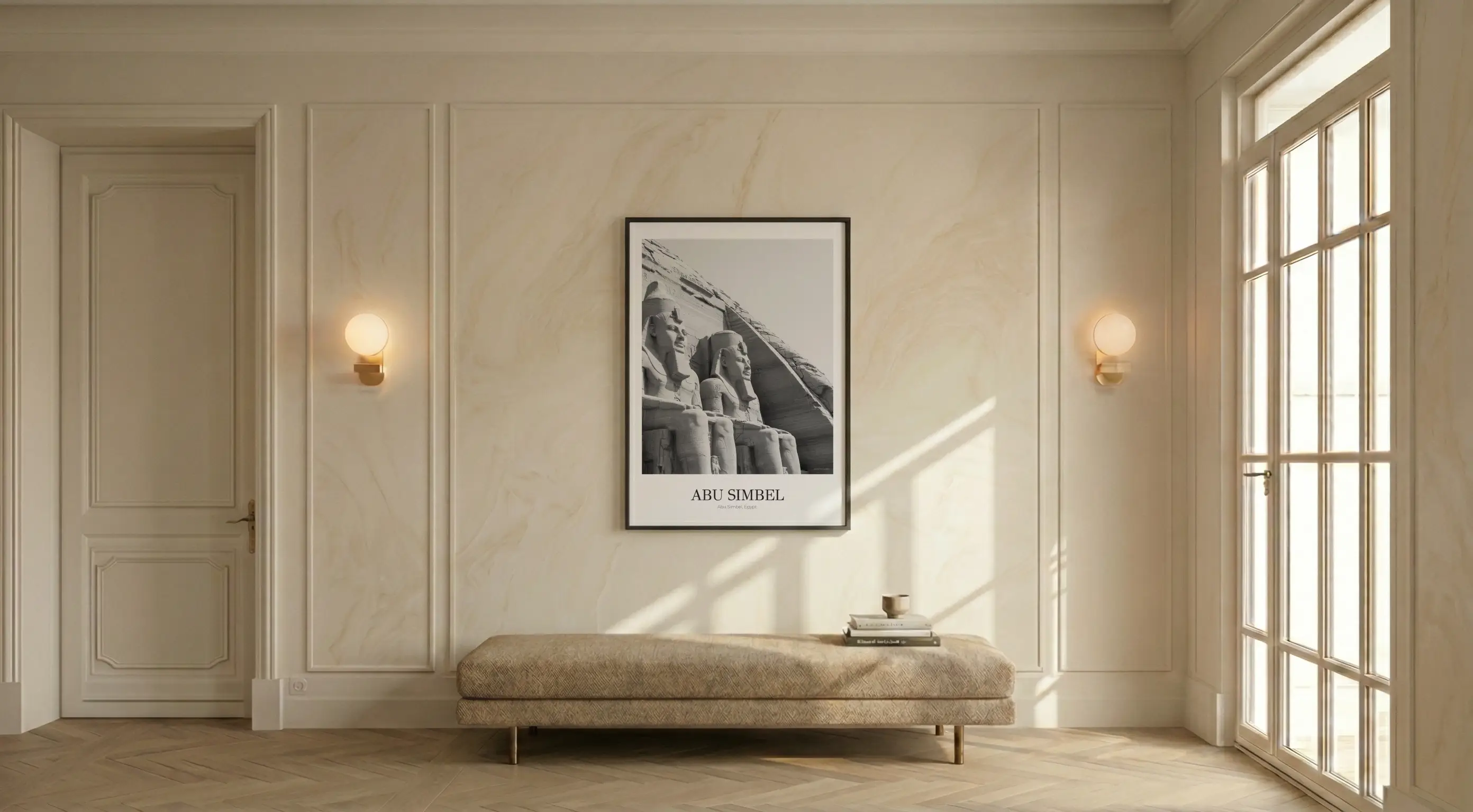 Abu Simbel - Classic Framed Architecture Print