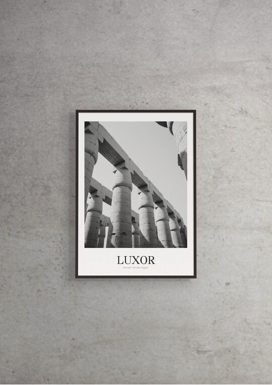 Karnak Temple - Classic Framed Architecture Print