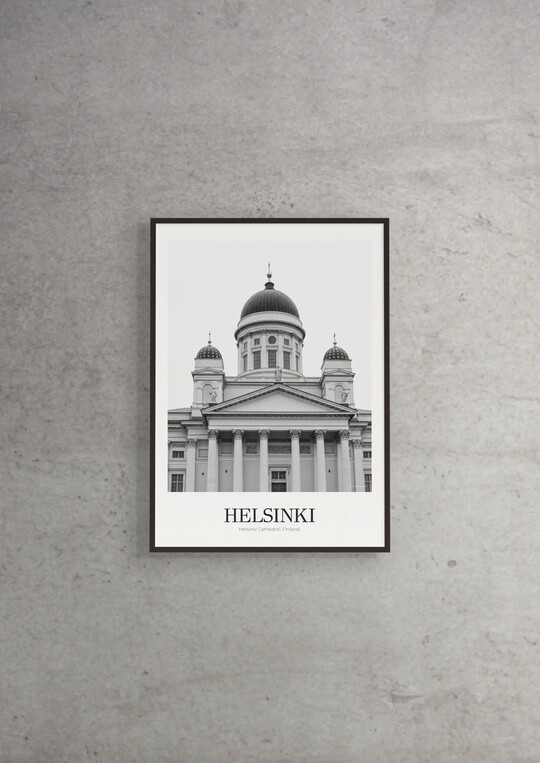 Helsinki Cathedral - Classic Framed Architecture Print