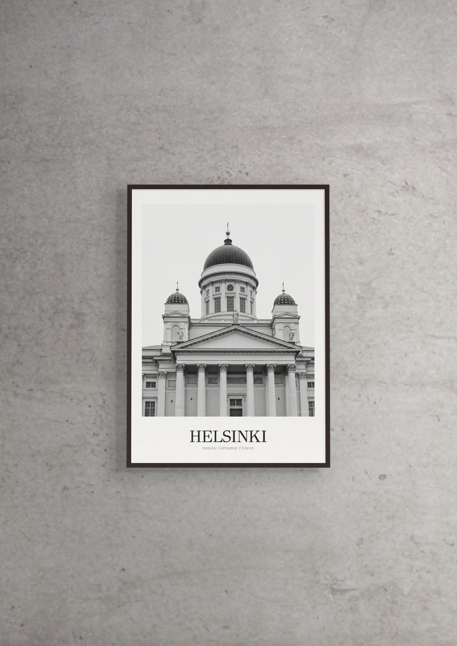 Helsinki Cathedral - Classic Framed Architecture Print