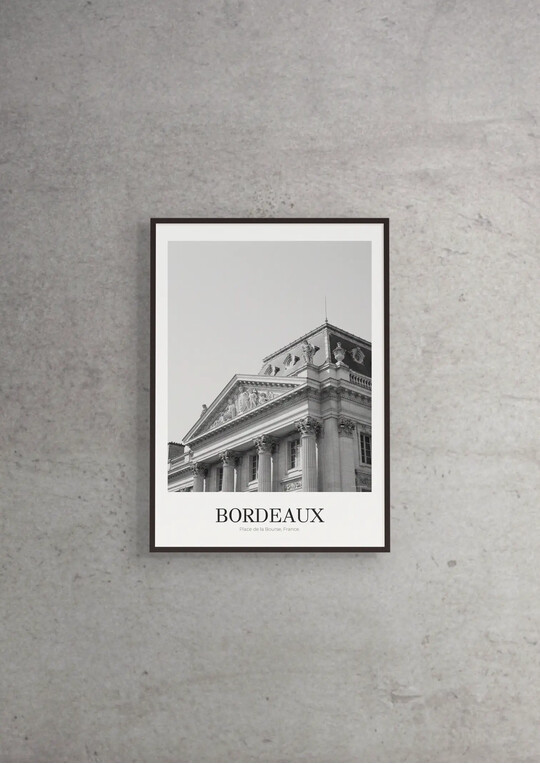 Place de la Bourse - Classic Framed Architecture Print