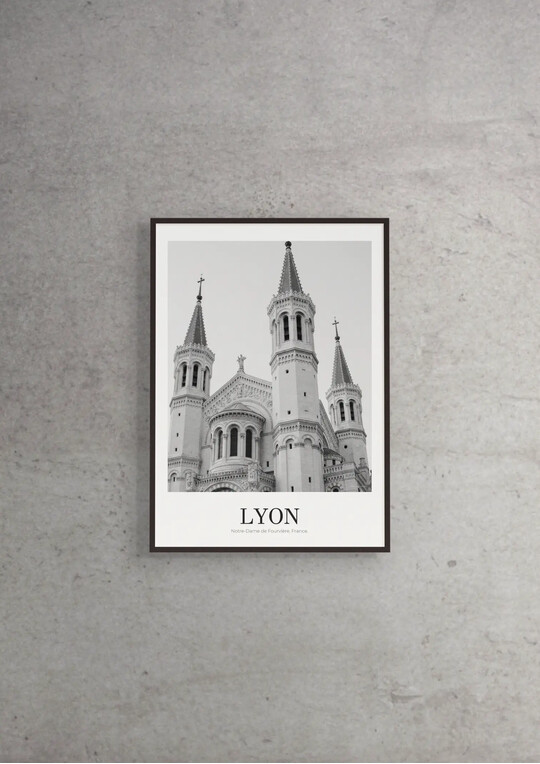 Notre-Dame de Fourvière - Classic Framed Architecture Print