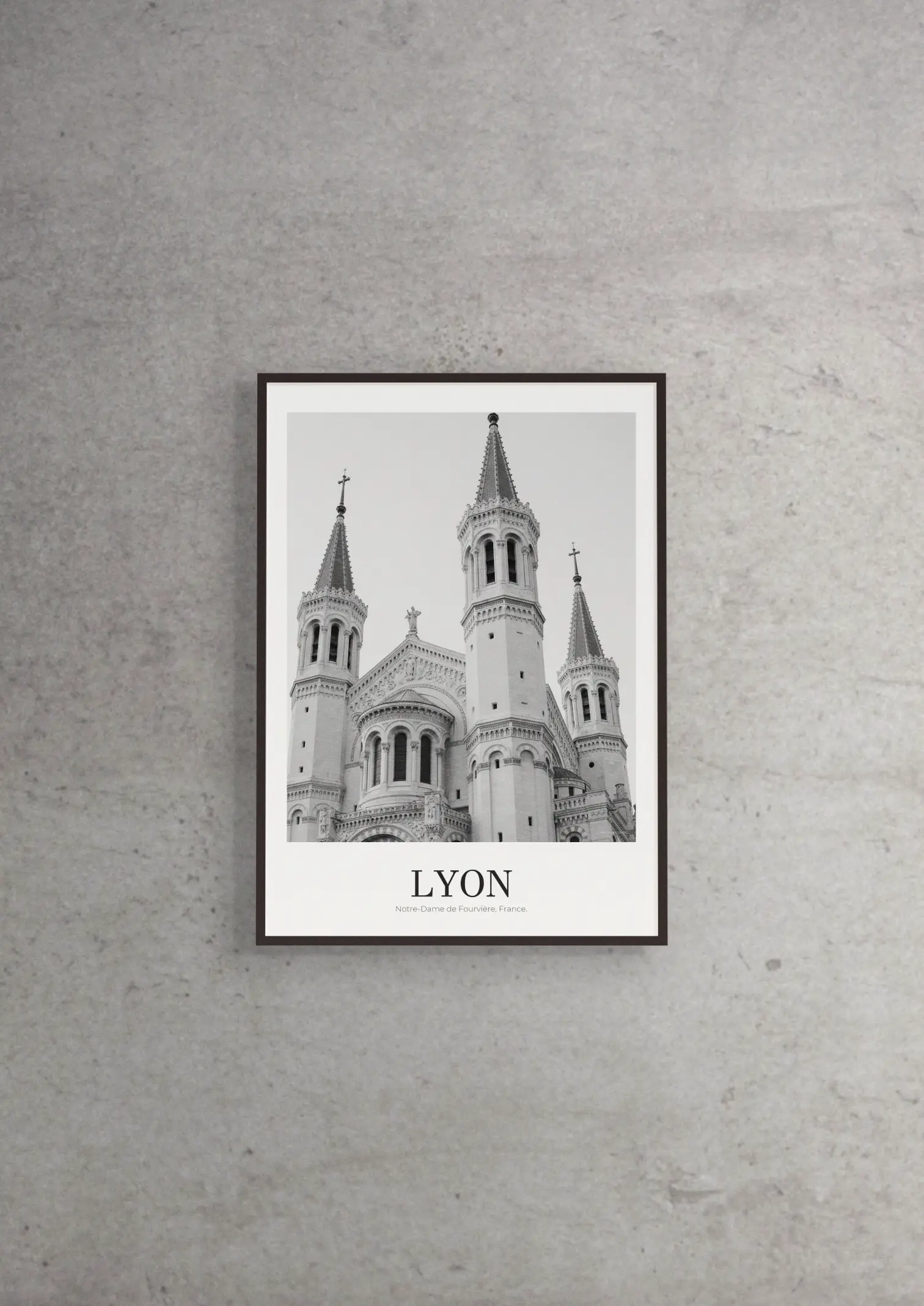 Notre-Dame de Fourvière - Classic Framed Architecture Print