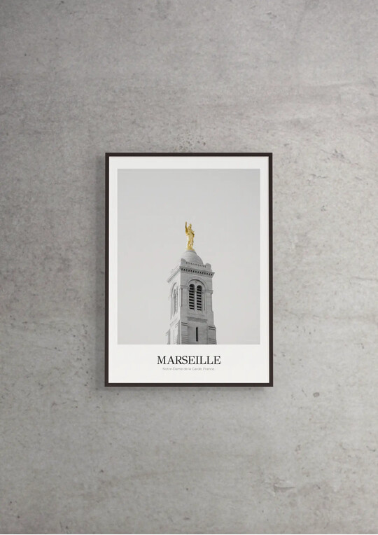 Notre-Dame de la Garde - Classic Framed Architecture Print