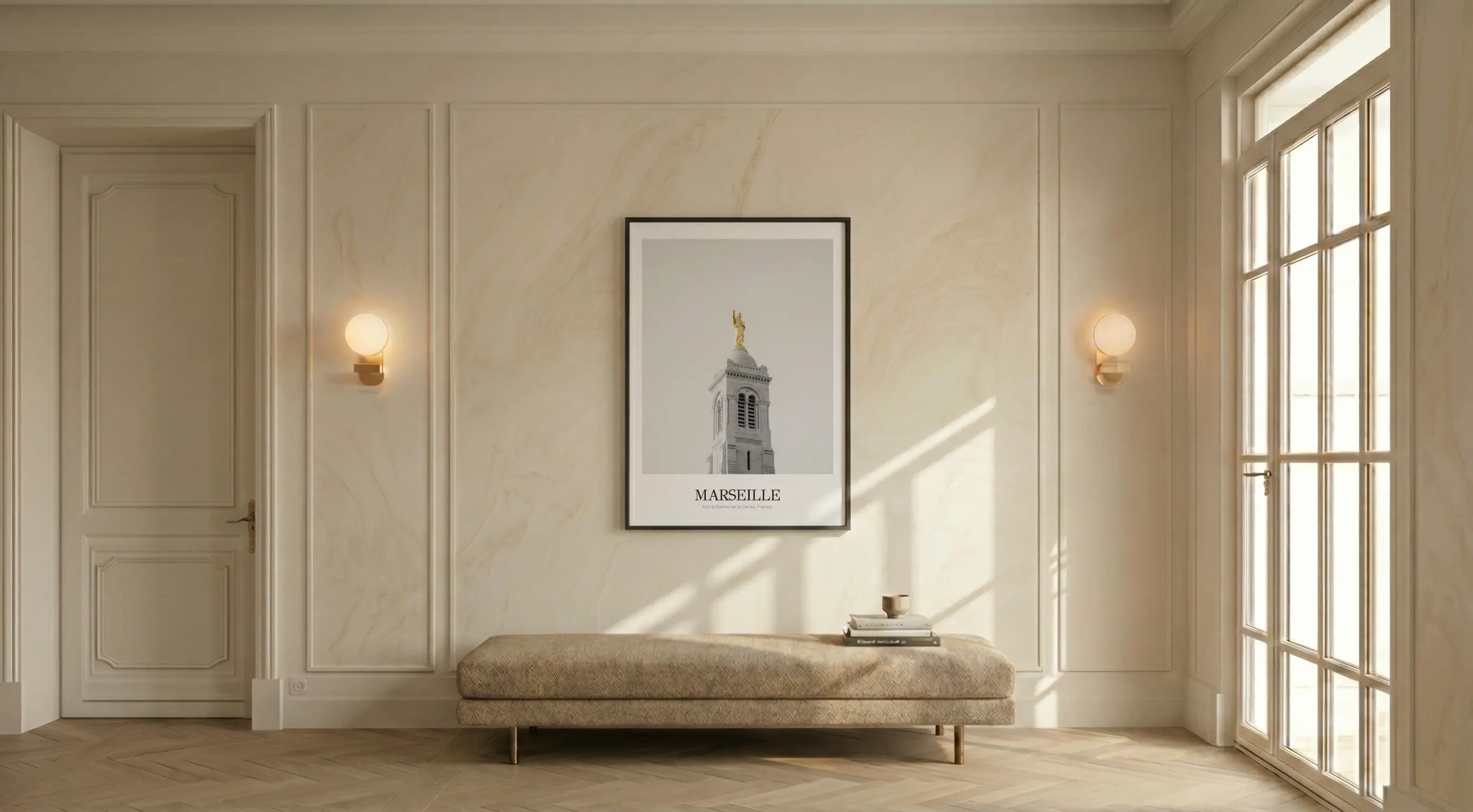 Notre-Dame de la Garde - Classic Framed Architecture Print