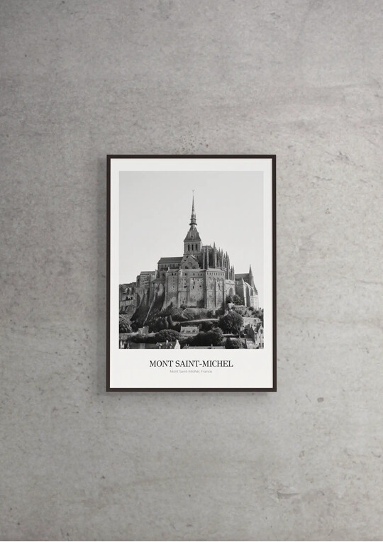 Mont Saint-Michel - Classic Framed Architecture Print