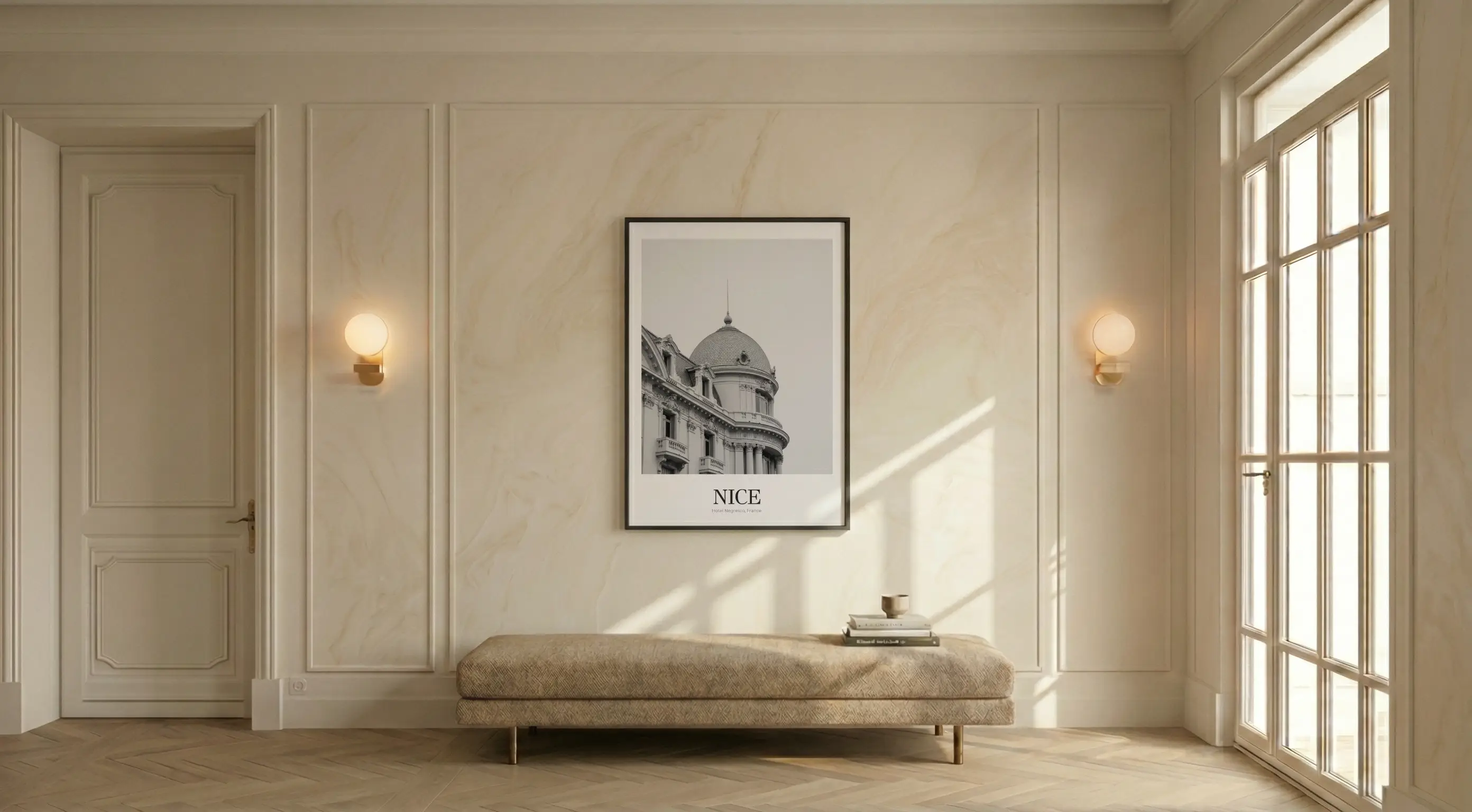 Hotel Negresco - Classic Framed Architecture Print