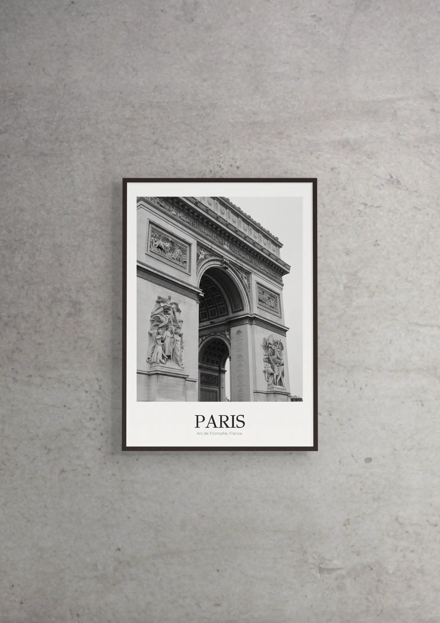 Arc de Triomphe - Classic Framed Architecture Print