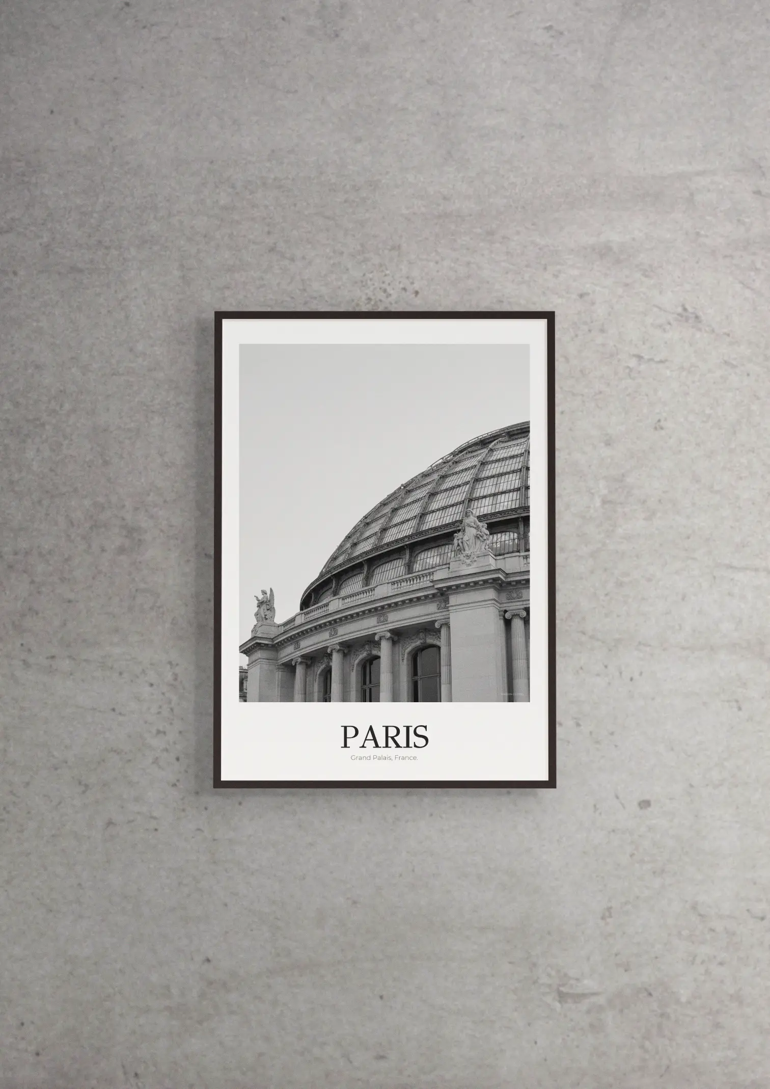 Grand Palais - Classic Framed Architecture Print