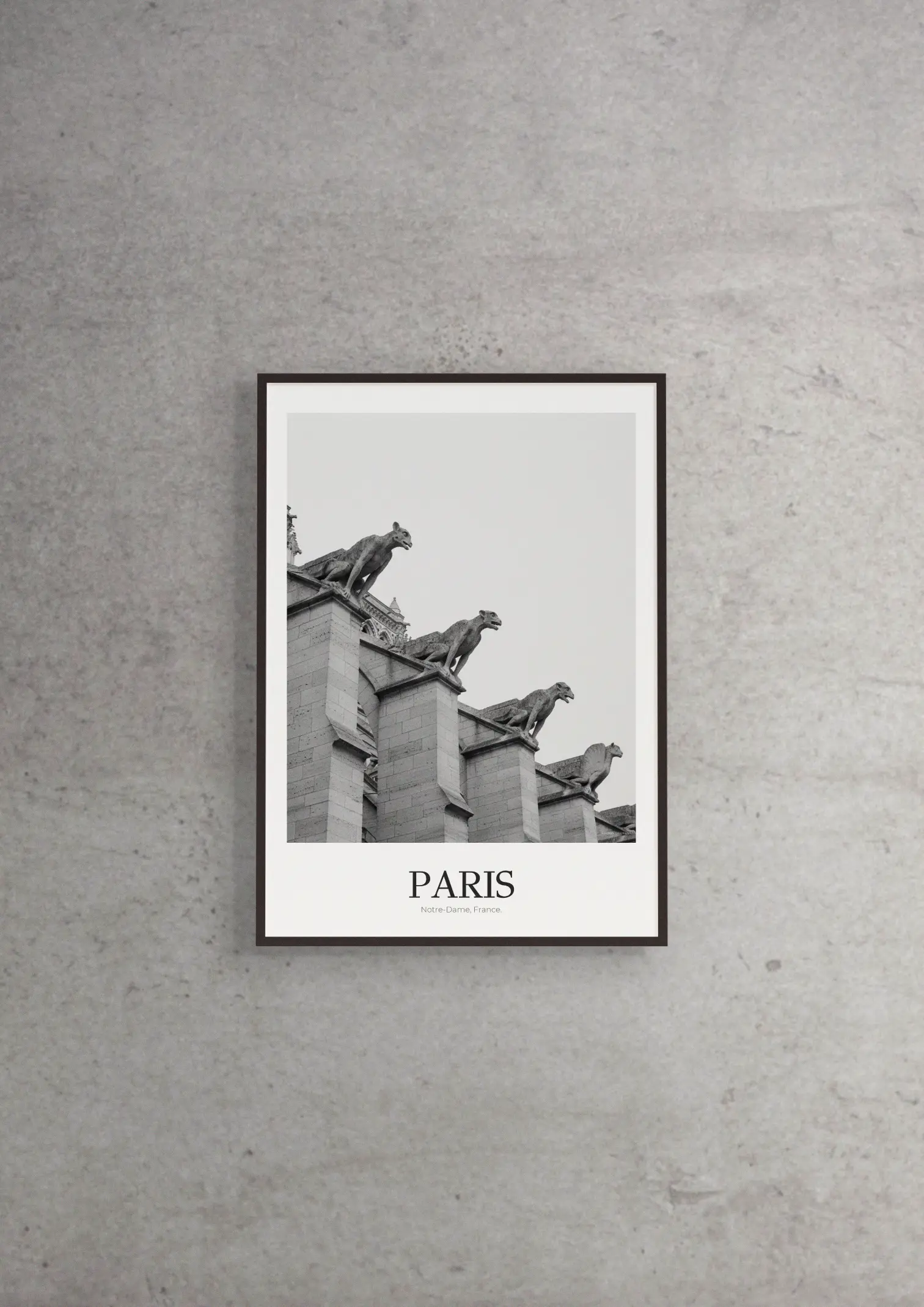 Notre-Dame - Classic Framed Architecture Print