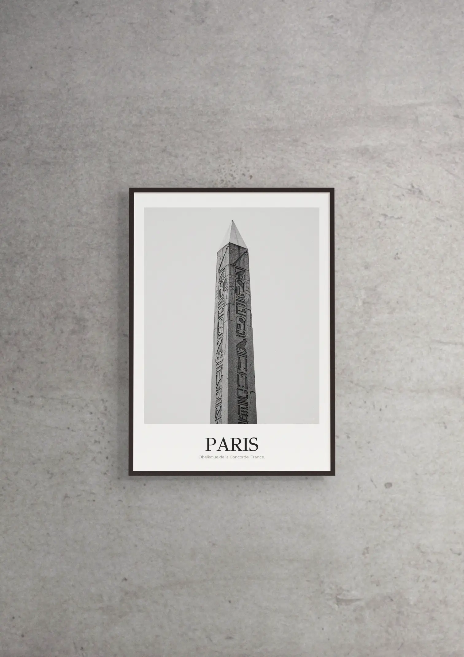Obélisque de la Concorde - Classic Framed Architecture Print