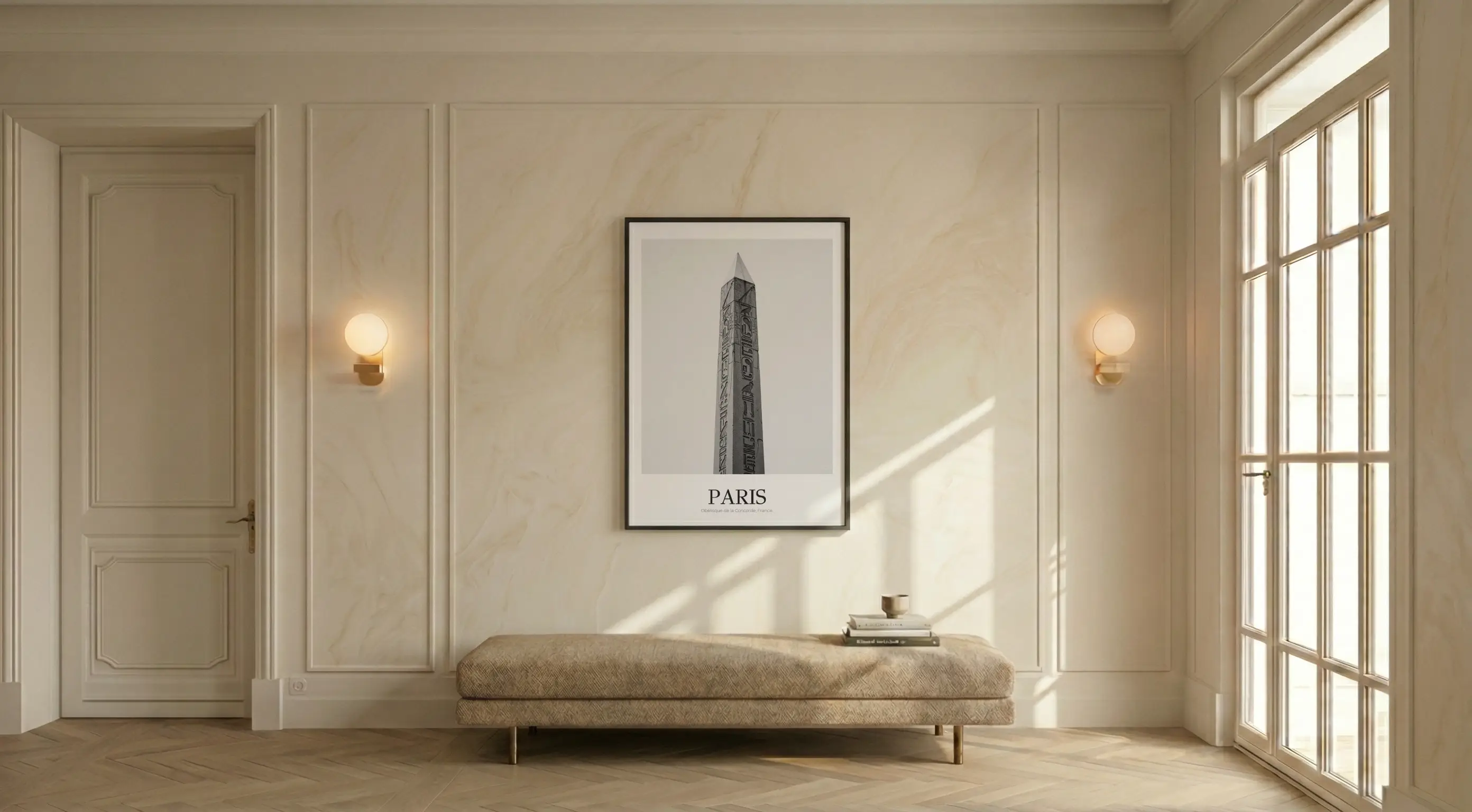 Obélisque de la Concorde - Classic Framed Architecture Print