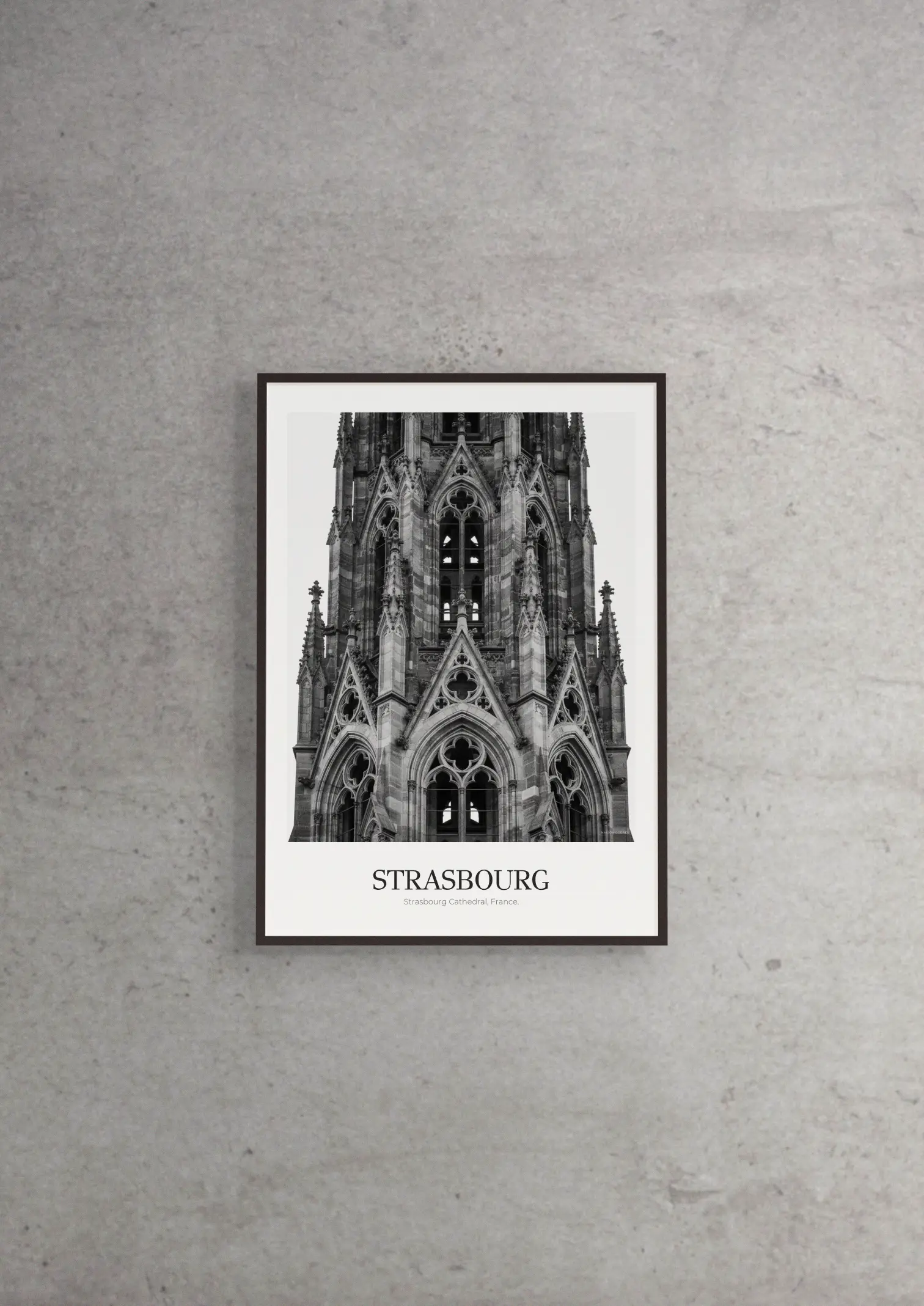 Strasbourg Cathedral - Classic Framed Architecture Print