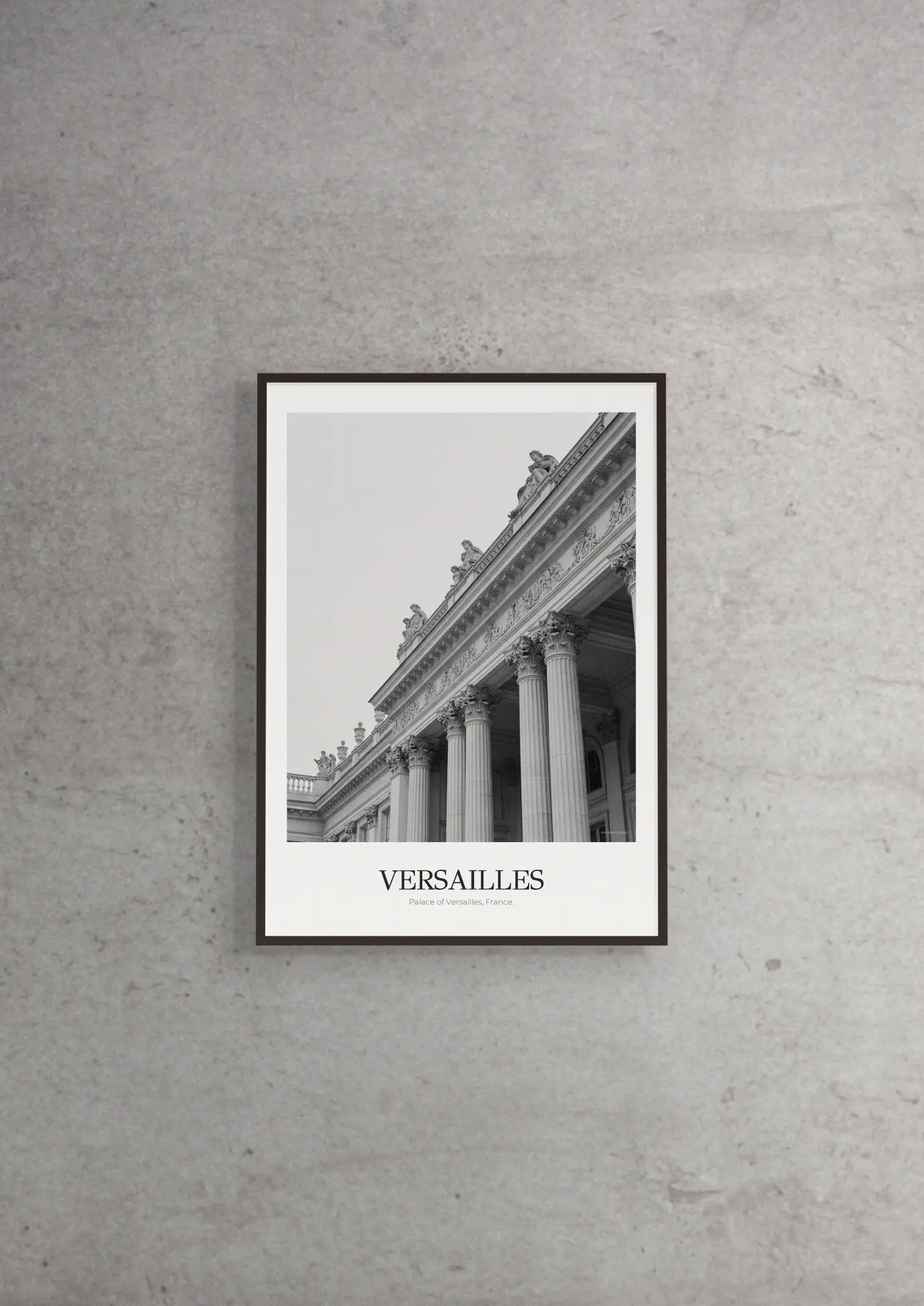Palace of Versailles - Classic Framed Architecture Print