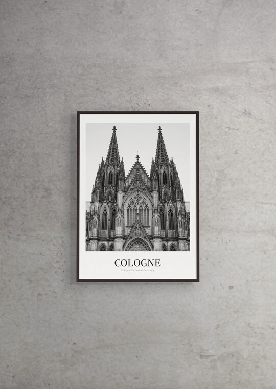 Cologne Cathedral - Classic Framed Architecture Print