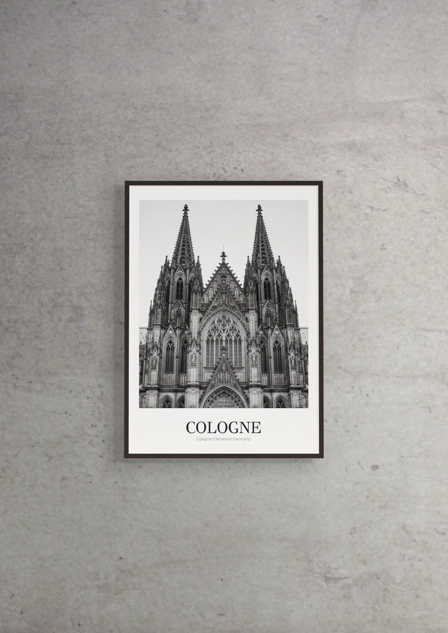 Cologne Cathedral - Classic Framed Architecture Print