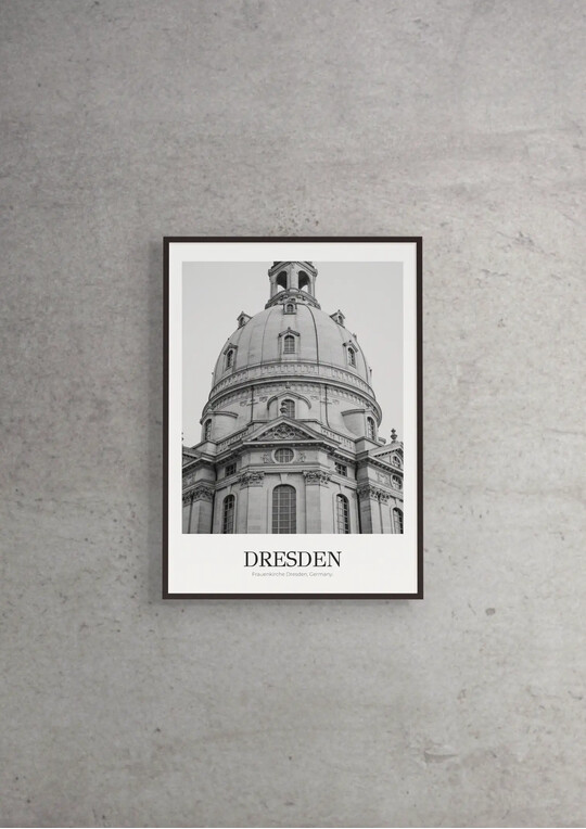 Frauenkirche Dresden - Classic Framed Architecture Print