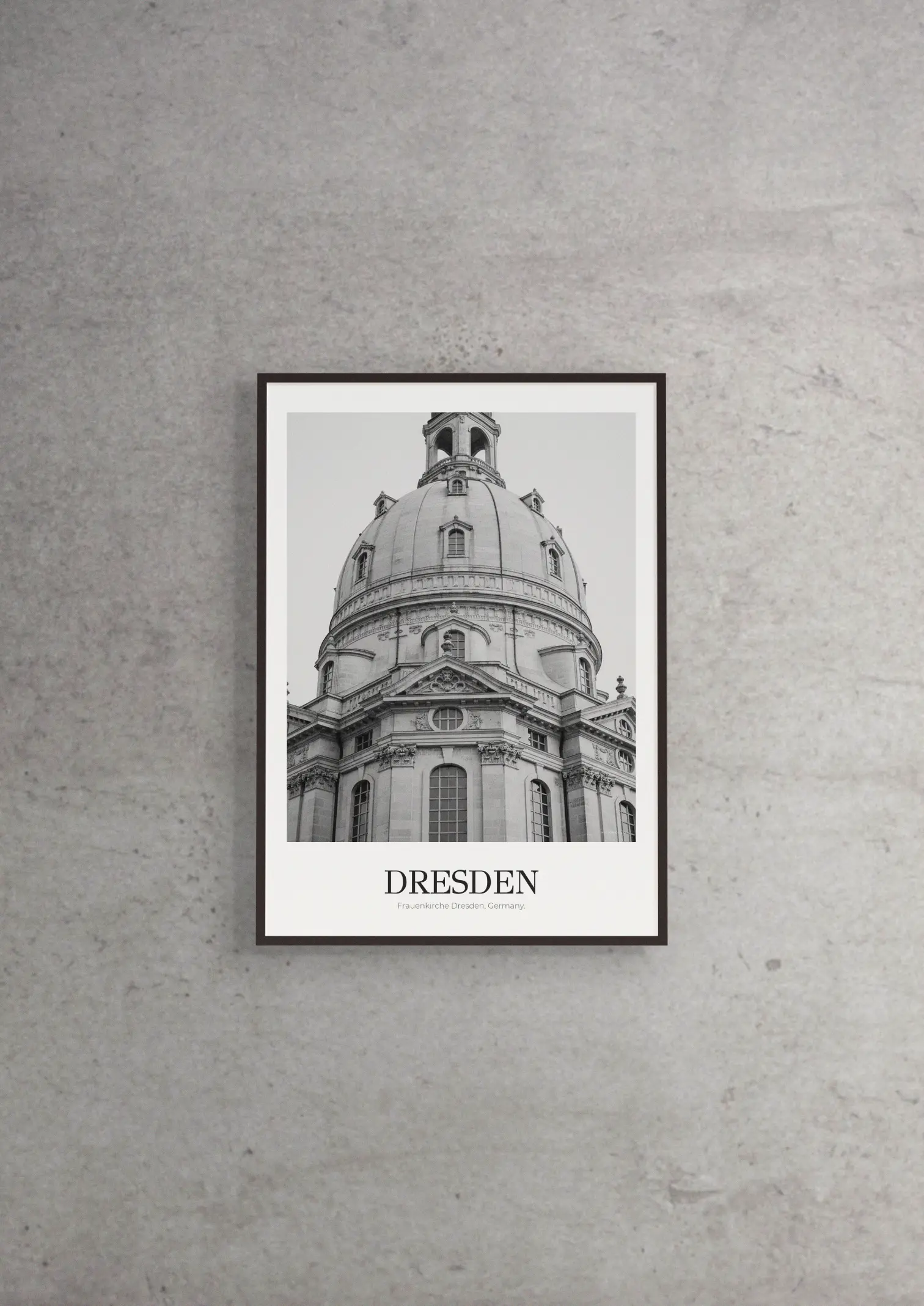 Frauenkirche Dresden - Classic Framed Architecture Print
