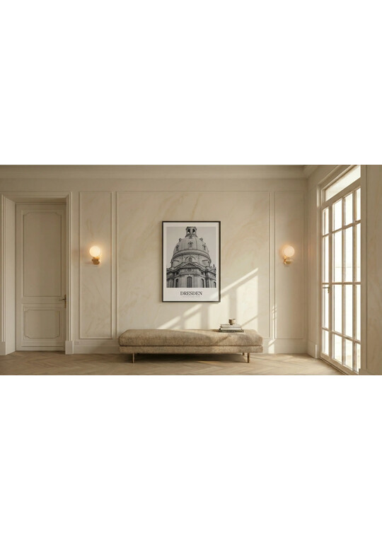 Frauenkirche Dresden - Classic Framed Architecture Print