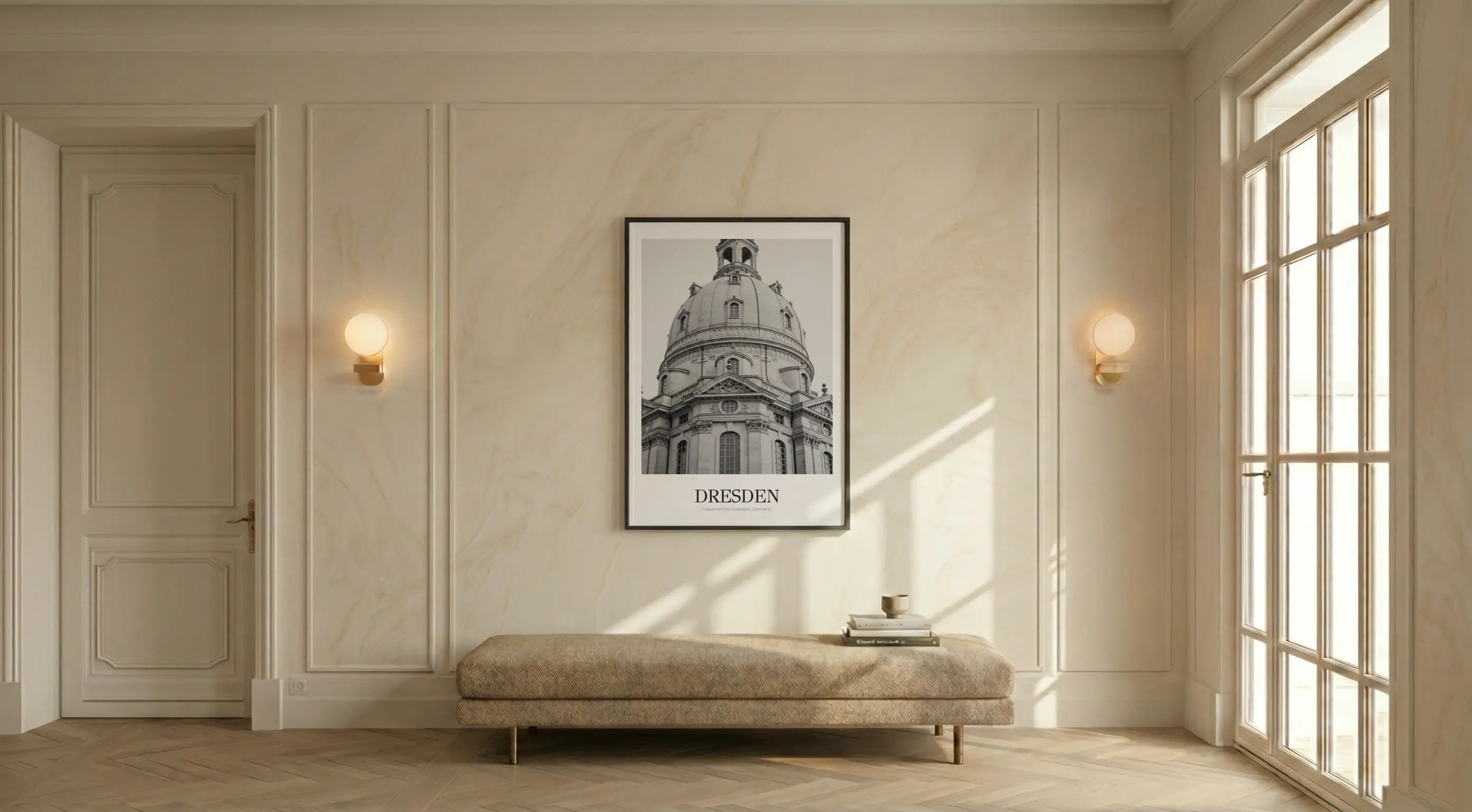 Frauenkirche Dresden - Classic Framed Architecture Print