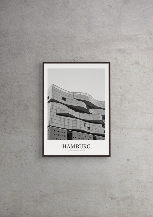 Elbphilharmonie - Classic Framed Architecture Print