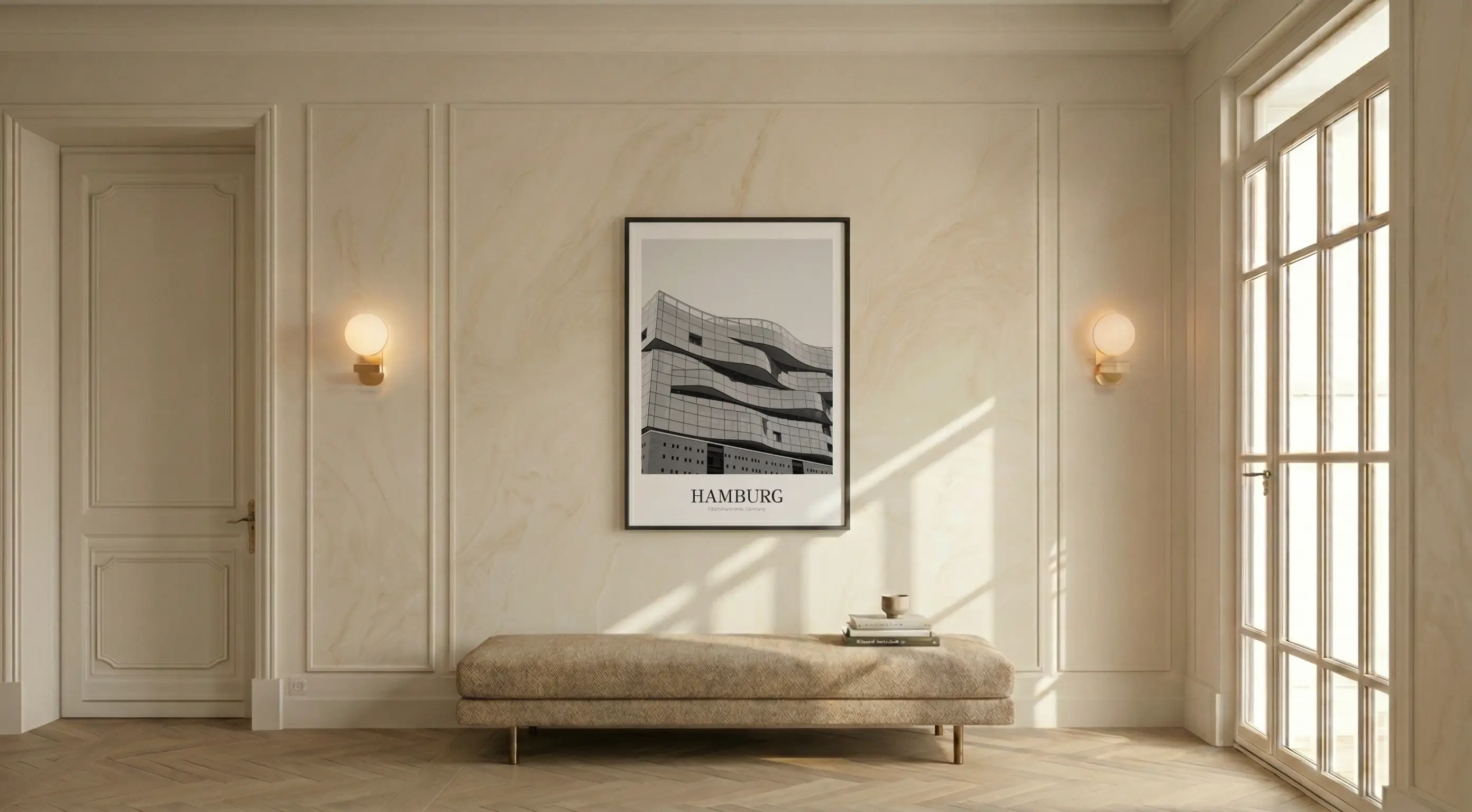 Elbphilharmonie - Classic Framed Architecture Print